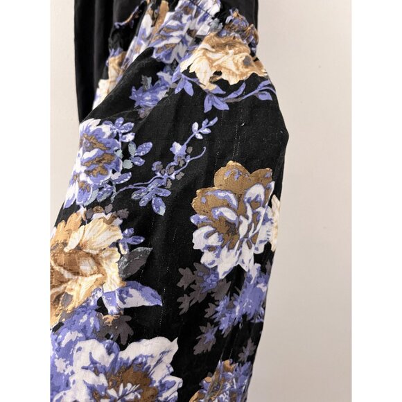 Anthropologie Womens Floral Asymmetrical Maxi Dress Boho, cottagecore grandmacor - Picture 6 of 13